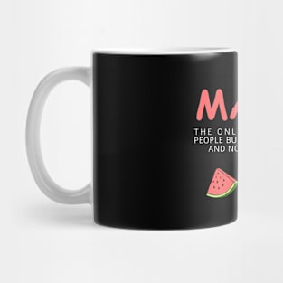 Math And Watermelons Mathematics Calculation Numbers Mug